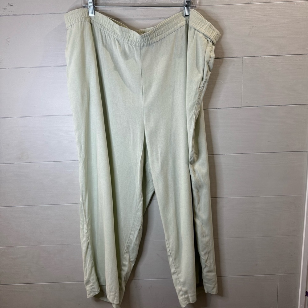 Eloquii | Women's NWOT Easy Wide Leg Linen Pant Size 18